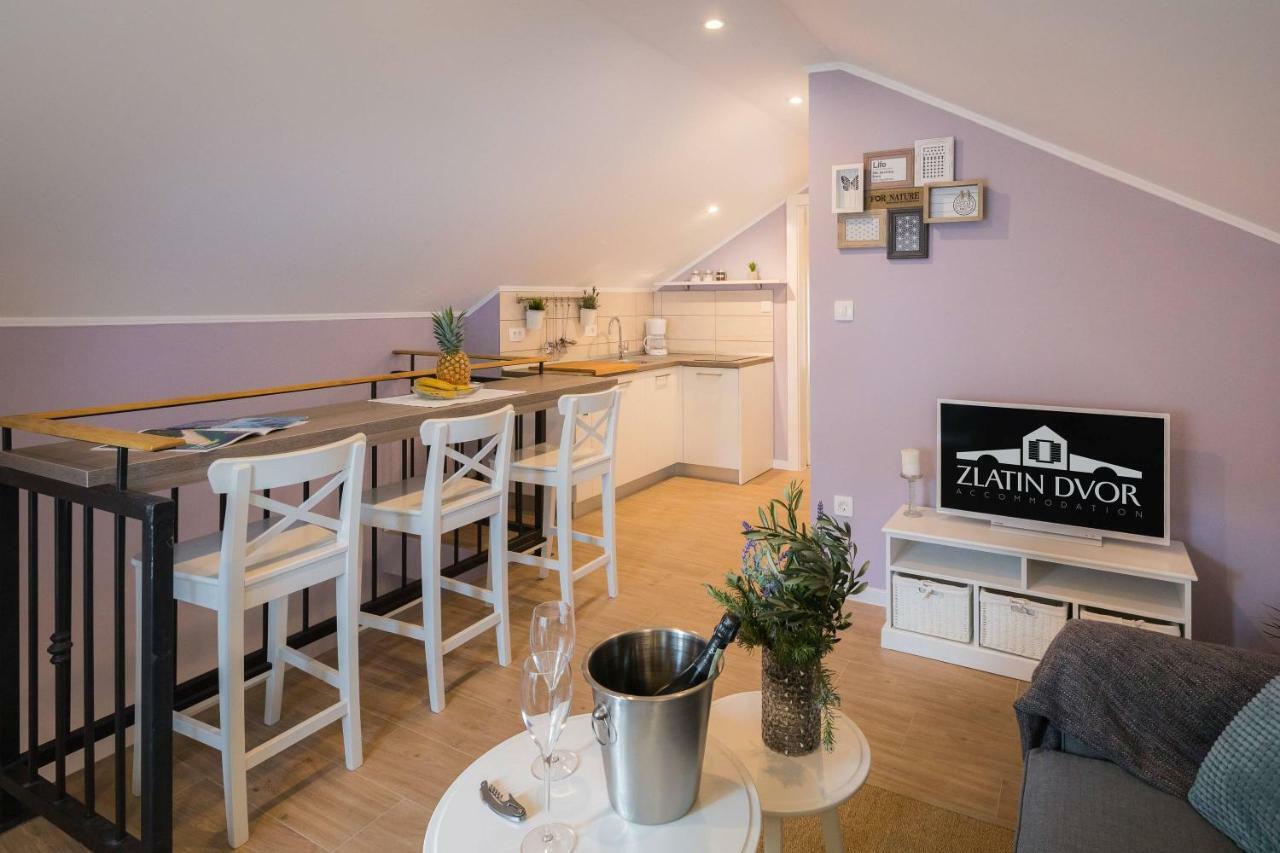 Zlatin Dvor - Apartments For 3, Terrace, Trogir Center, Beach At 5-Min, Bike Friendly المظهر الخارجي الصورة